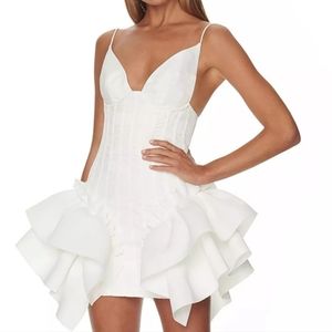 NEW White Bondage Sexy Dress Bodycon Casual Party Bussiness Clubwear